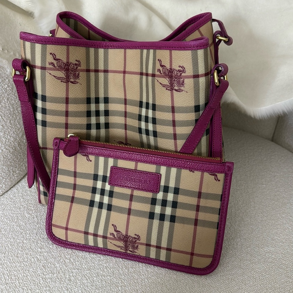 Burberry tote haymarket canterbury tote (Classic)
